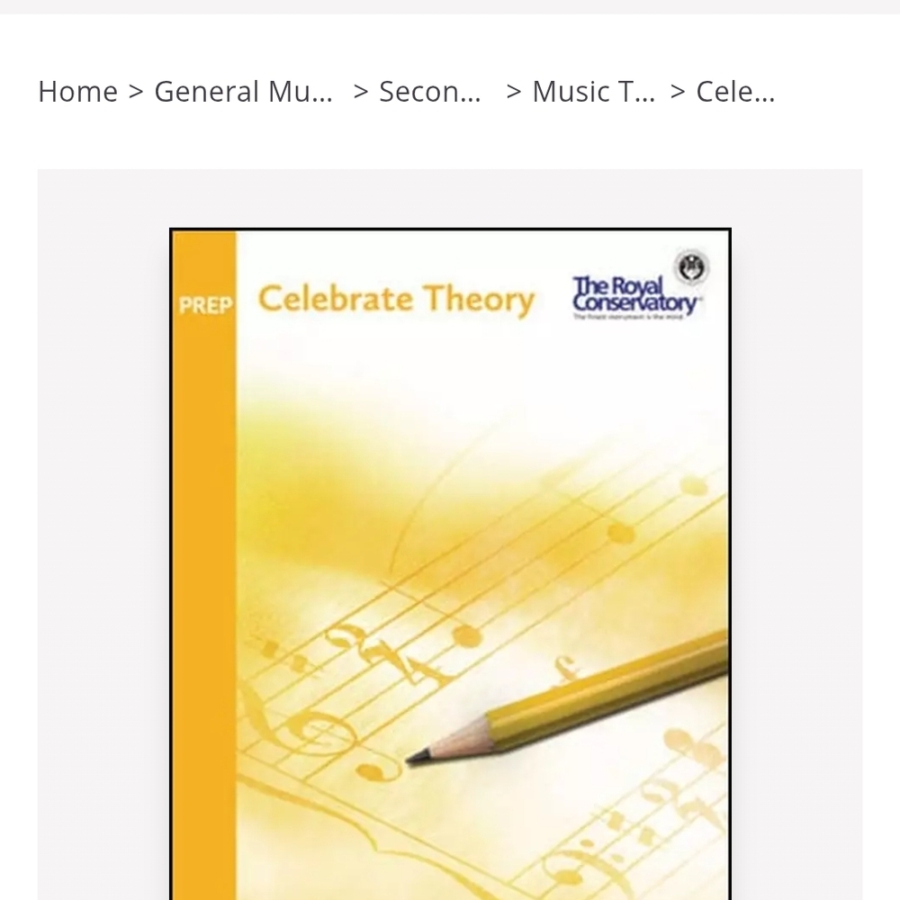 New Celebrate Theory Prep Book